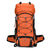 Unisex nan robuster Outdoor-Trekkingrucksack mit höhenverstellbarem Deckel, ergonomischem Hüftgurt und Frontbungee Brehn