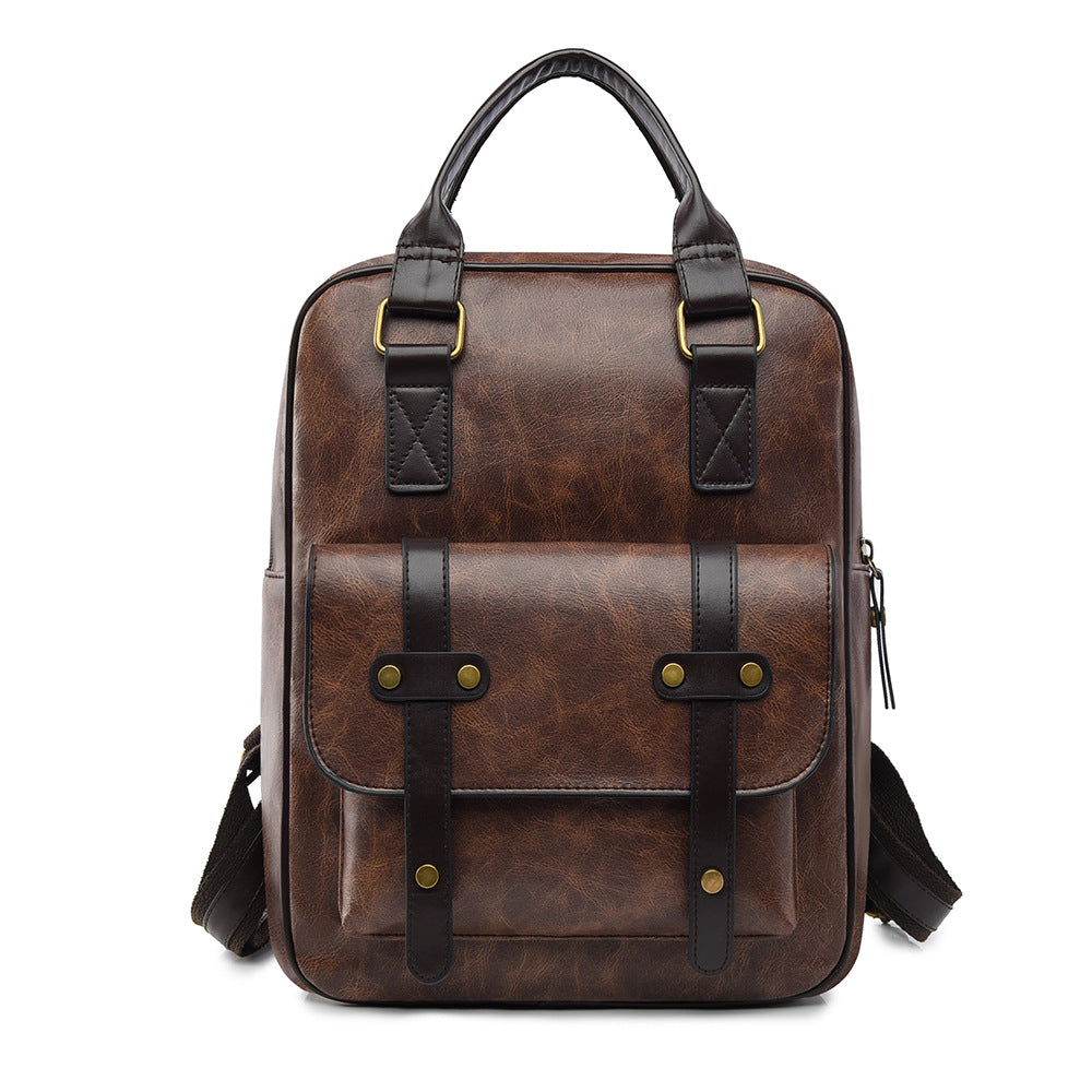 Vintage Leder Multifunktionaler Rucksack Brehn