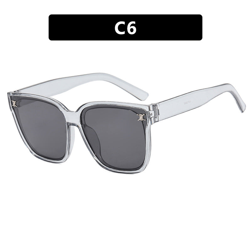 Damen modische quadratische Sonnenbrille mit hochwertigen, farbwechselnden Gläsern Brehn