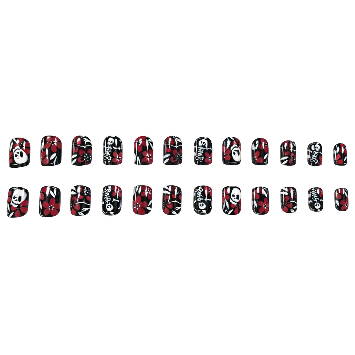 Gothic Floral Nagelkunst Brehn