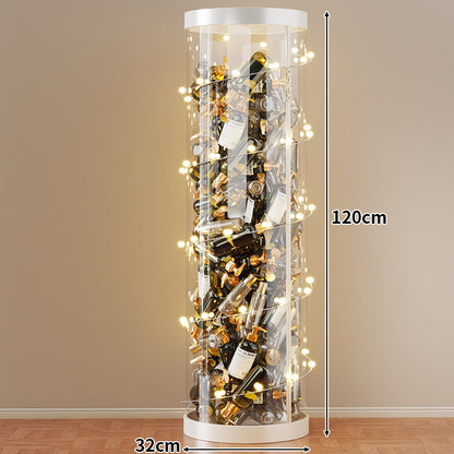 Hohe klare acryl vertikale Display-Zylinder für Mini-Parfüm- & Probeflaschen-Sammlung