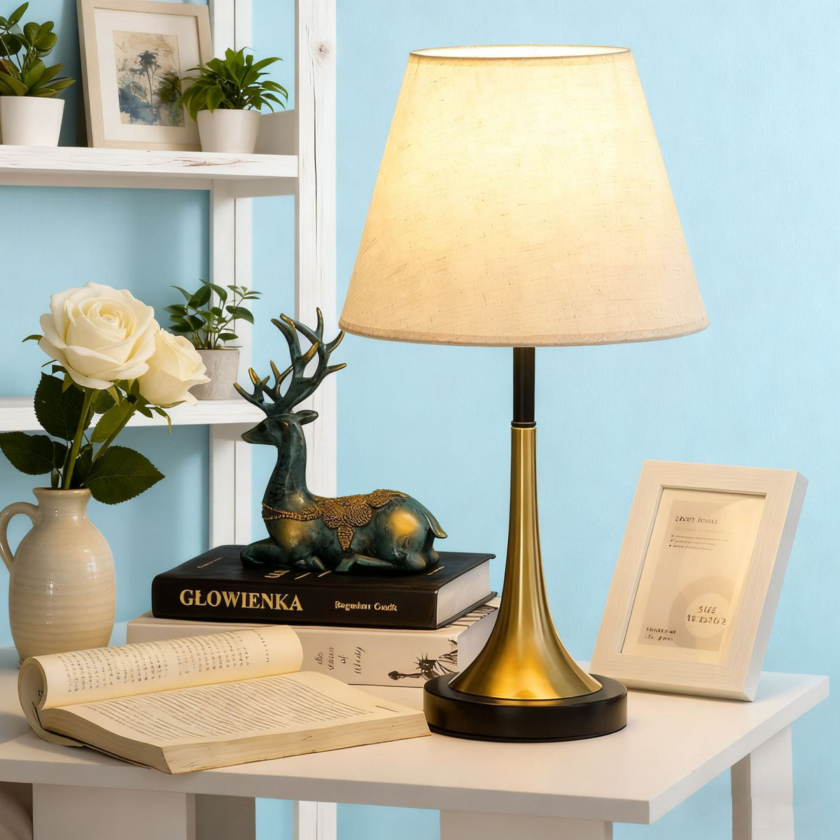 Dekorative Tischlampe