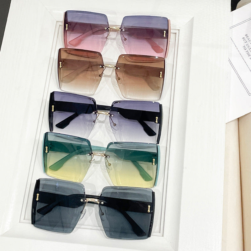 Damen oversized geometrische Sonnenbrille Brehn