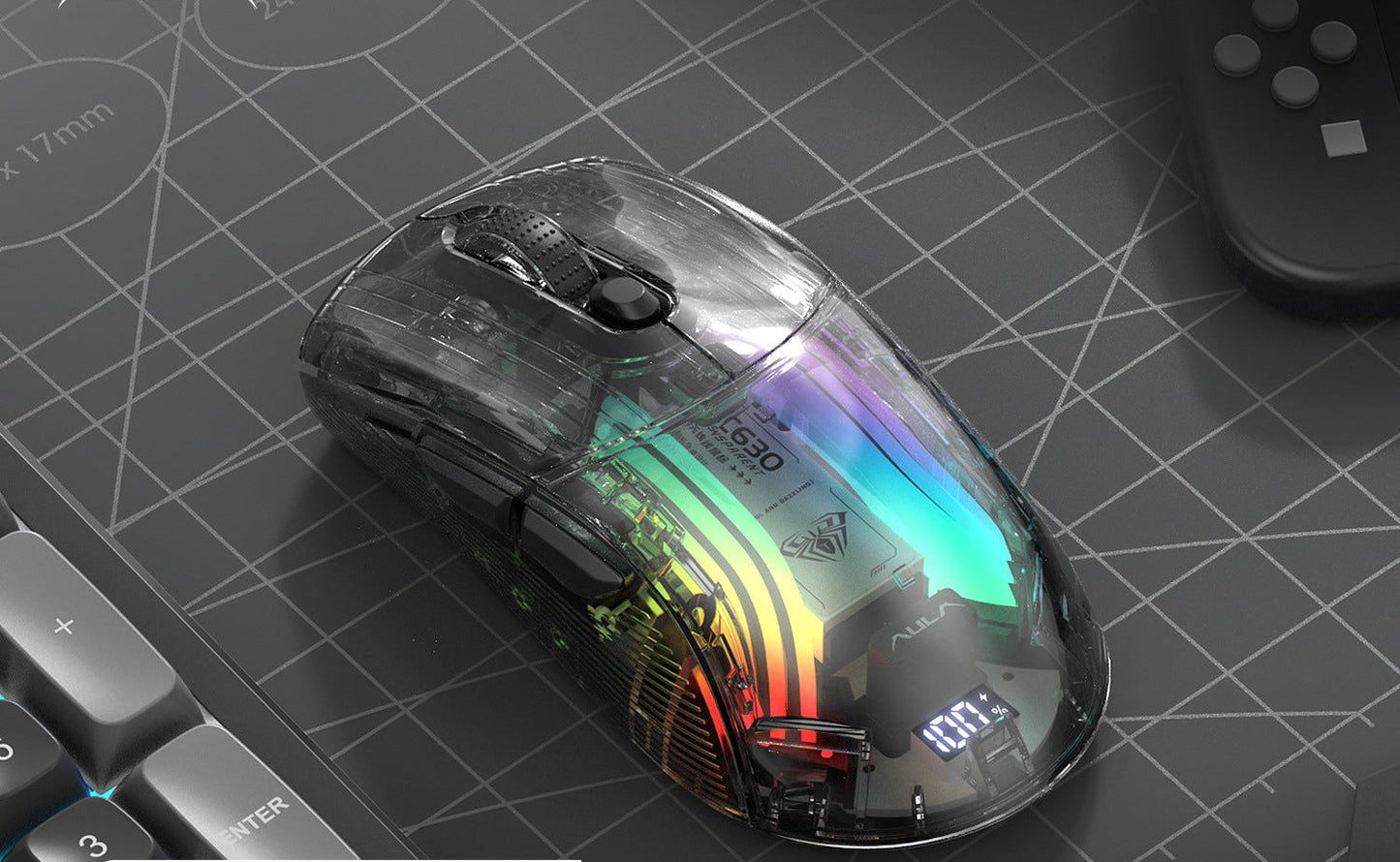 Drahtlose RGB Gaming Maus Brehn