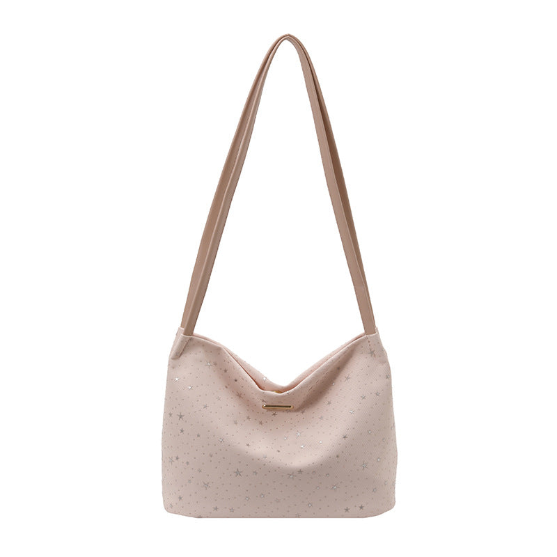 WoStellar Gemusterte Schultertasche Brehn