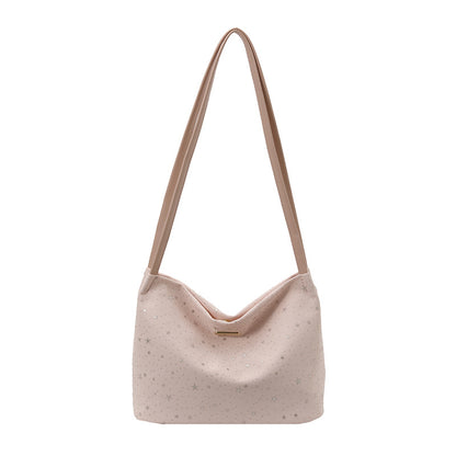 WoStellar Gemusterte Schultertasche Brehn