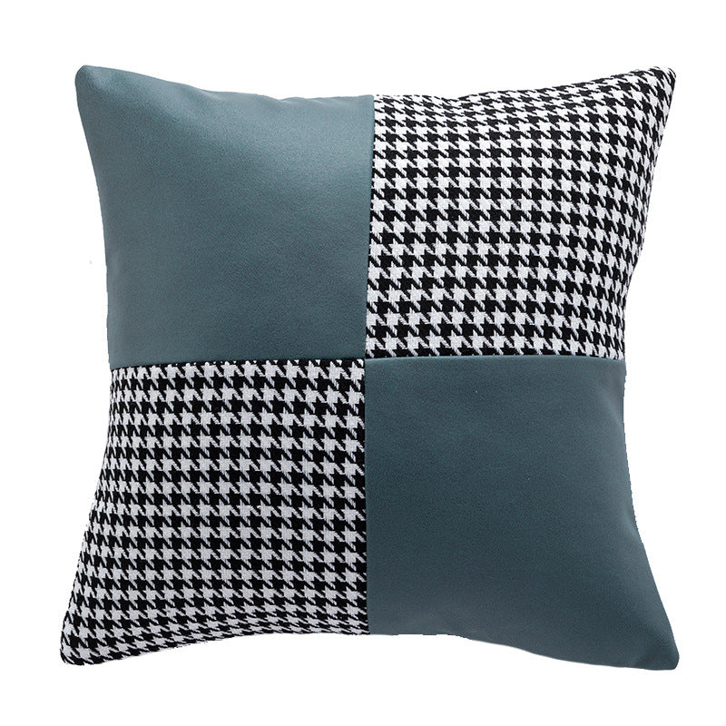 Zeitgenössisches Patchwork Akzentkissen