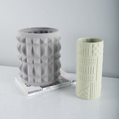 Texturierte dekorative Keramikvase