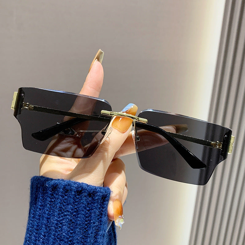 Damen modische quadratische Sonnenbrille mit luxuriösem Rahmen und polarisierten Gläsern Brehn