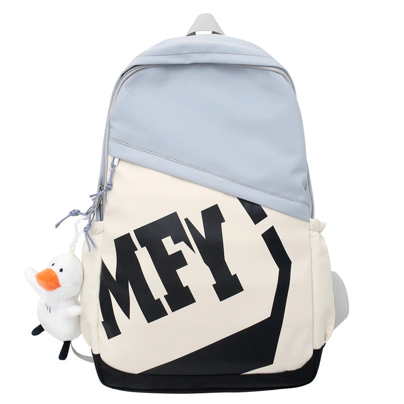 Lässiger Grafikdruck-Rucksack
