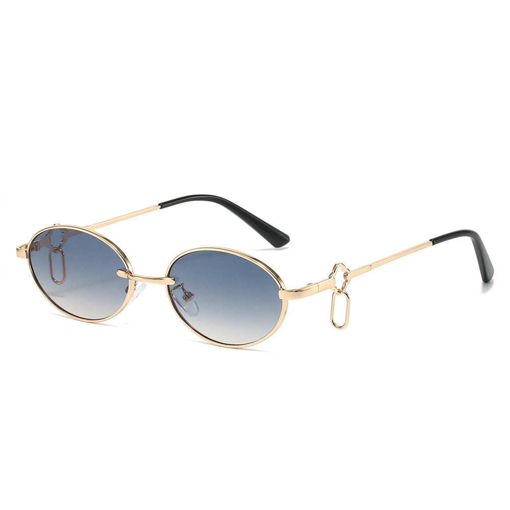 Vintage-inspirierte runde Rahmen-Sonnenbrille Brehn