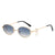 Vintage-inspirierte runde Rahmen-Sonnenbrille Brehn