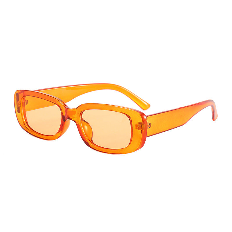 Damen modische Retro-Sonnenbrille mit rechteckigem Rahmen Brehn