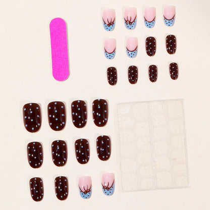 Künstlerisches Gel-Nagelkunst-Design Brehn