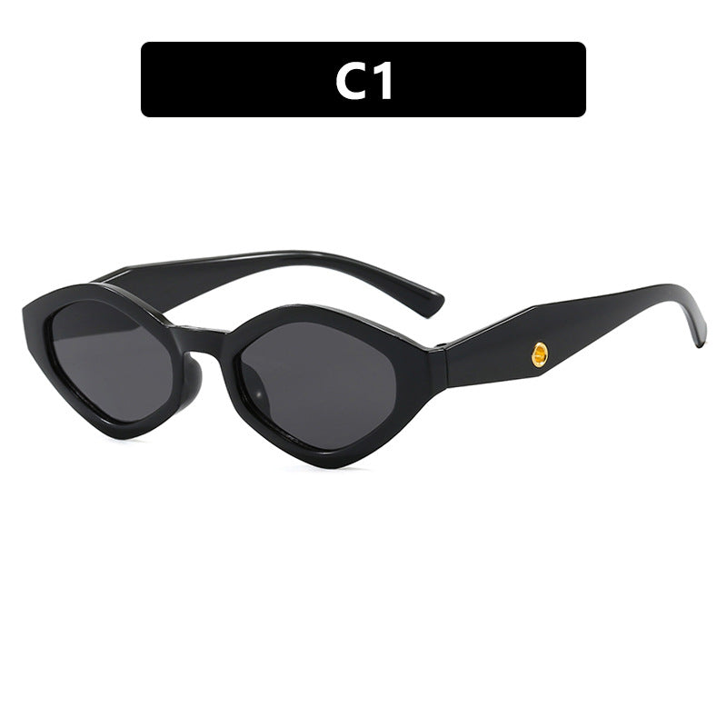 Damen modische Sonnenbrille im markanten Schmetterlingsdesign Brehn