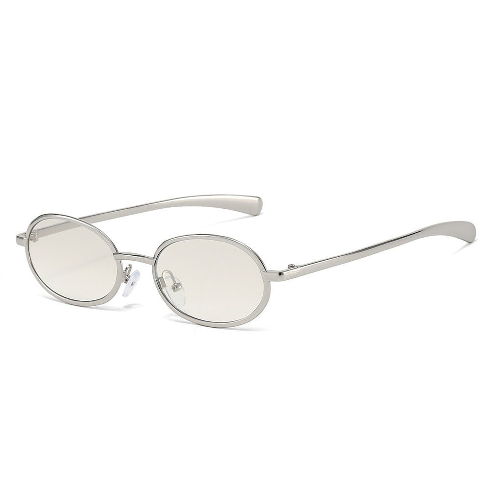 Stilvolle Retro-Oval-Sonnenbrille Brehn