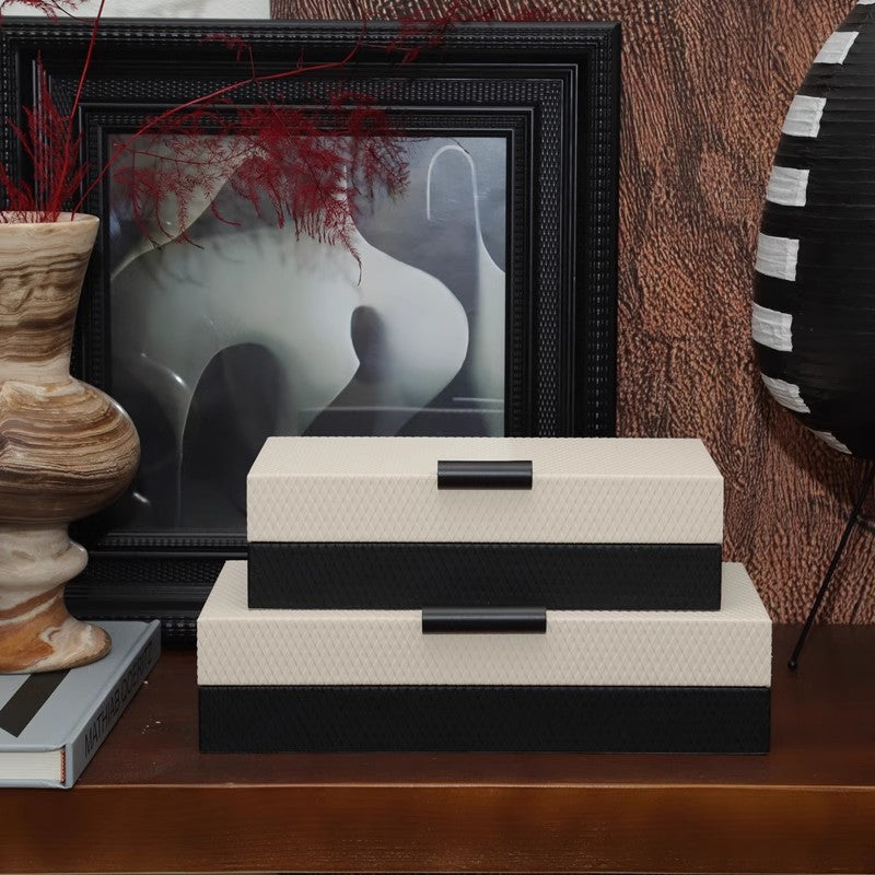 Elegante dekorative Aufbewahrungsbox-Set