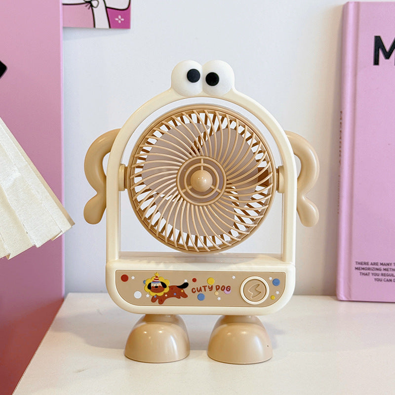Damen Tragbarer Mini Ventilator mit lustigem Charakterdesign Brehn