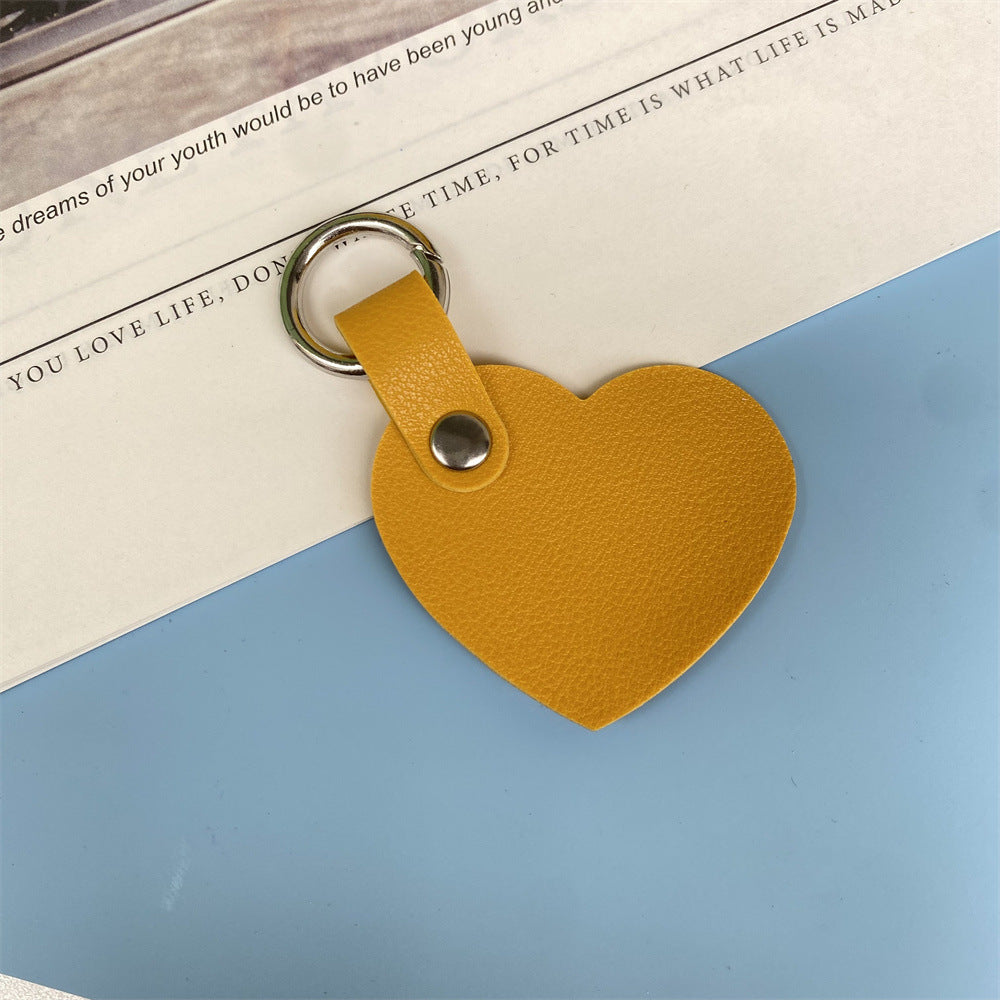 Premium Herzförmiger Leder-Schlüsselanhänger Brehn