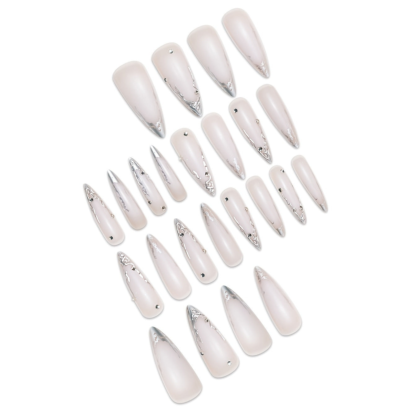 Premium Künstliche Stiletto Nagelverlängerungen Brehn