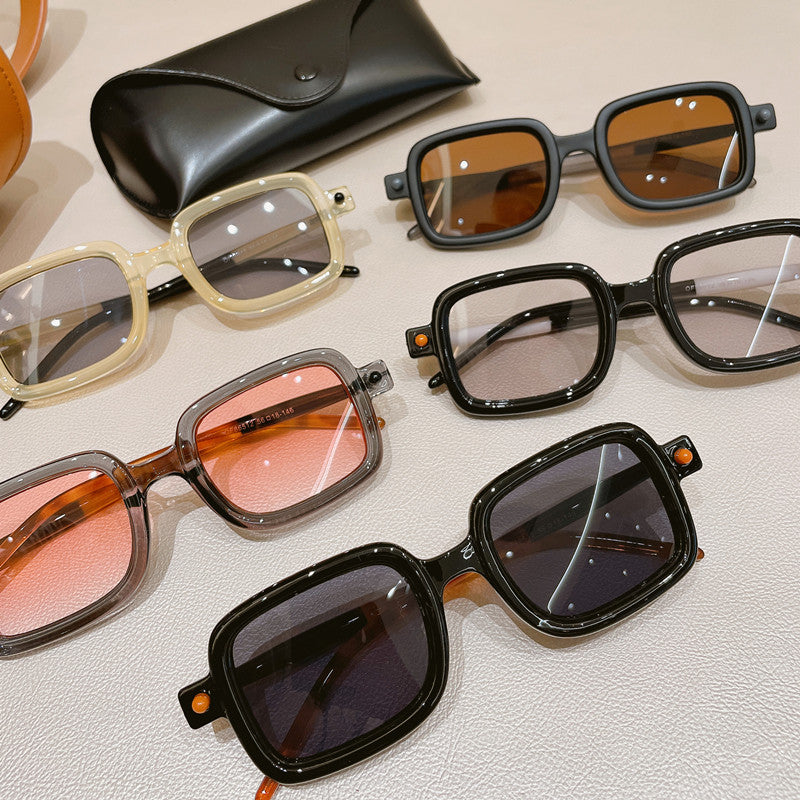 Damen quadratische Sonnenbrille mit auffälligem und modernem Design Brehn