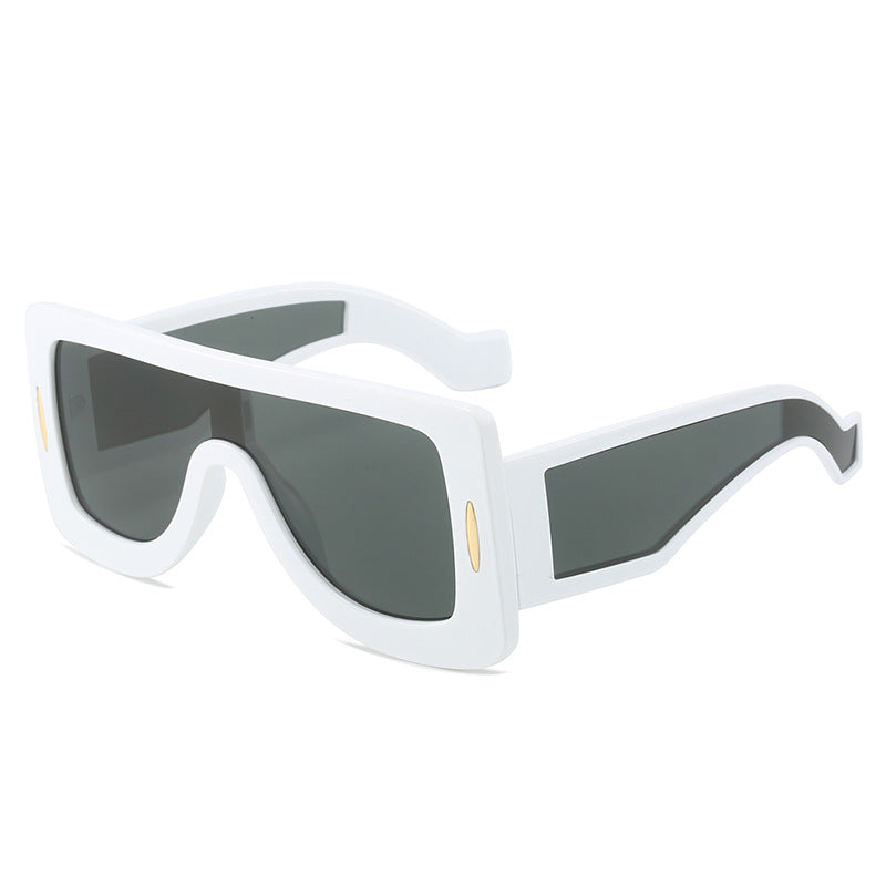 Damen futuristische Oversized Sonnenbrille Brehn