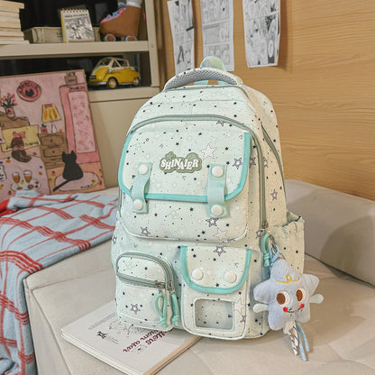 Stylischer Sternenmuster-Rucksack Brehn