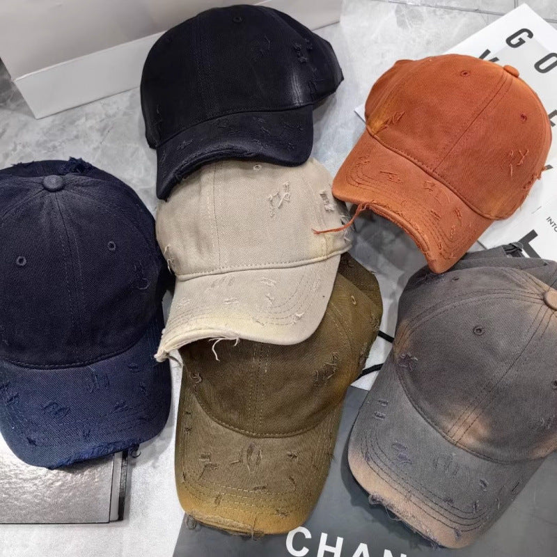 Herren beschädigte Jeans Baseballkappe Brehn
