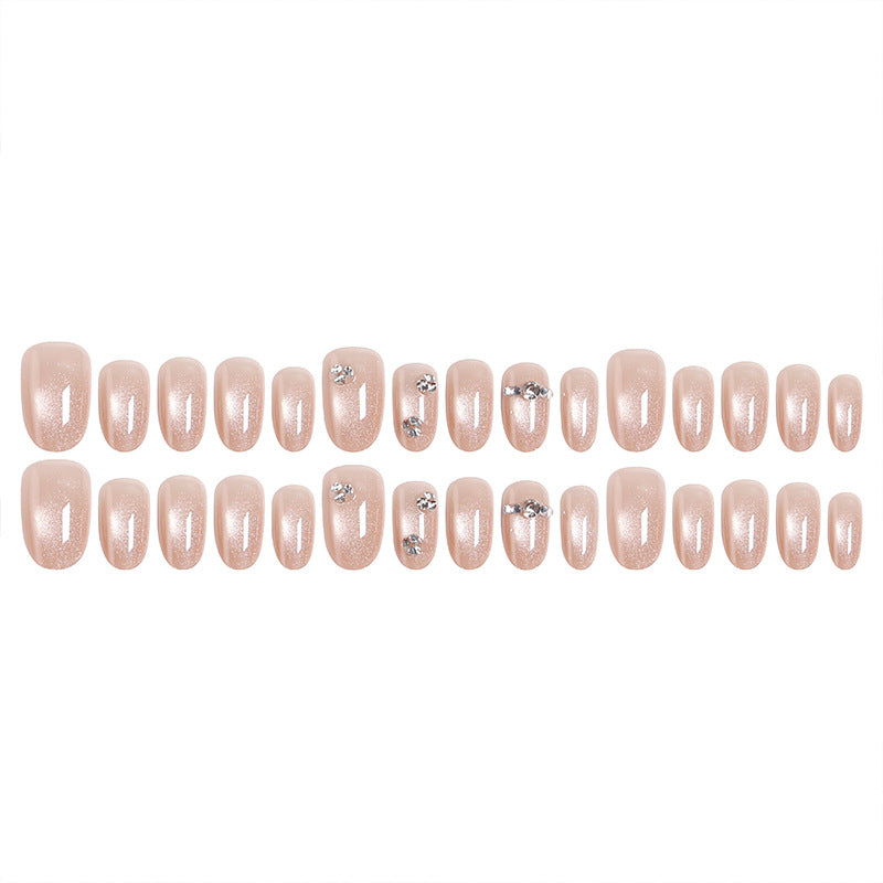 Kunstnagelset mit eleganten Strassverzierungen Brehn