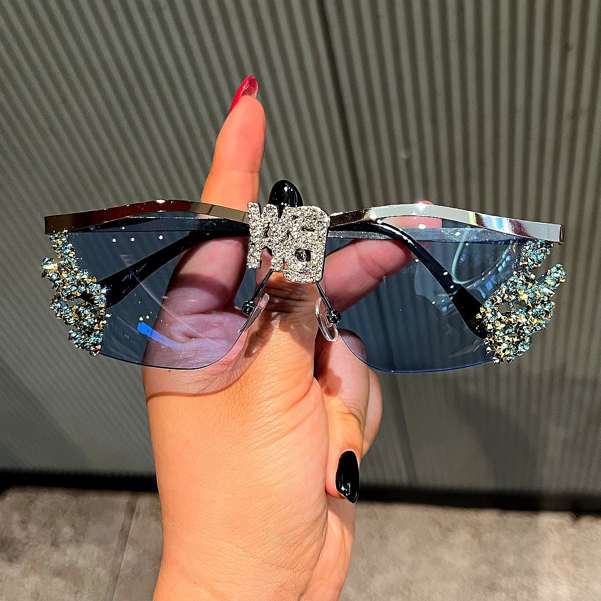 Damen Glamouröse Sonnenbrille Brehn