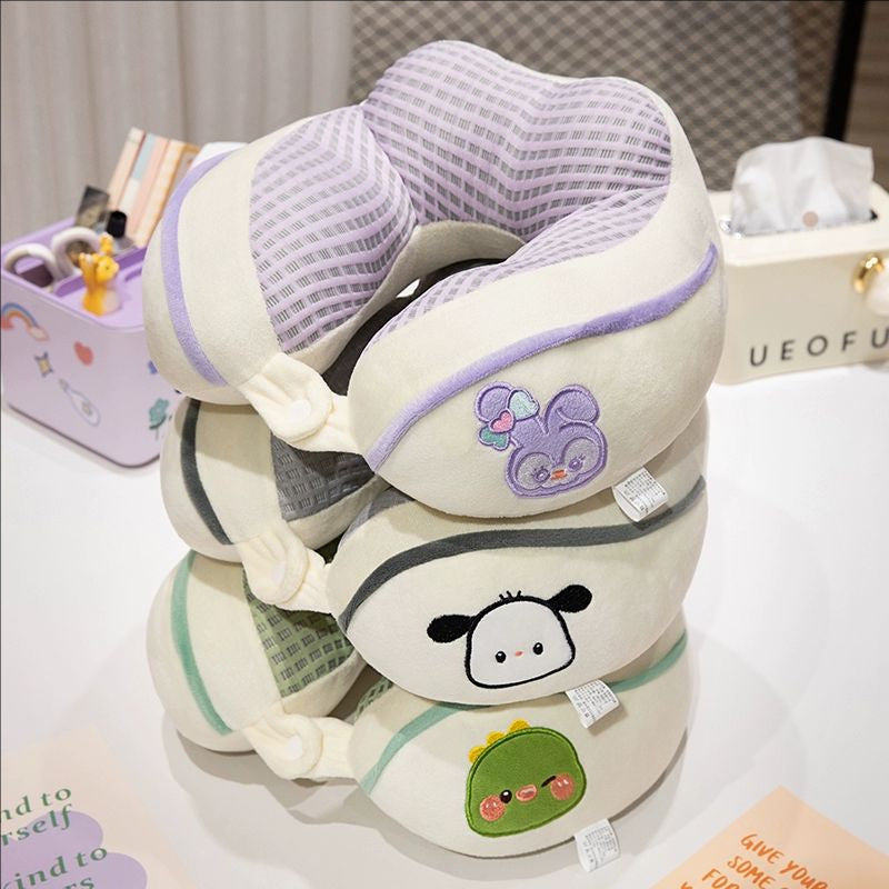 ergonomisches Plüsch Nackenkissen mit Tiermotiv Brehn