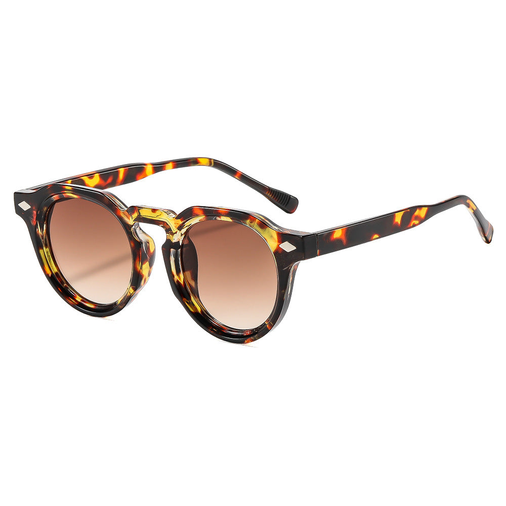 Retro-inspirierte runde Rahmen Sonnenbrille Brehn