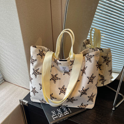 Sternmuster-Canvas-Tote-Bag