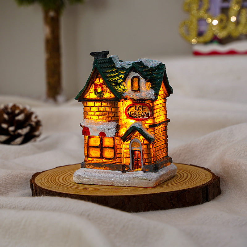 Dekorative Weihnachtsbeleuchtungshaus Brehn