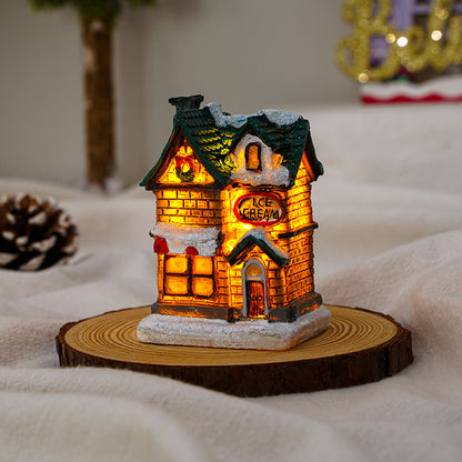 Dekorative Weihnachtsbeleuchtungshaus Brehn