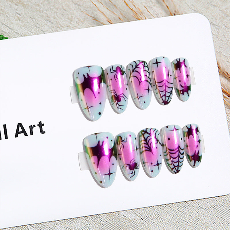 Kreatives Halloween Nagelset Brehn