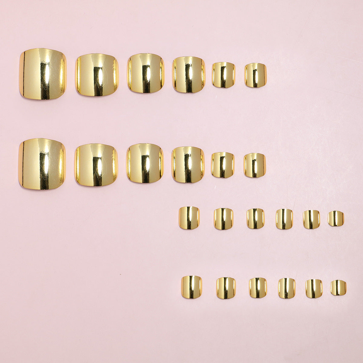 Premium Luxury Metallic Press-On Nail Set Brehn