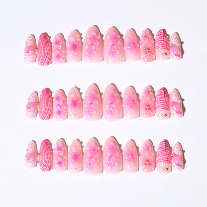 Künstlerisches Floral Press-On Nail Art Set Brehn 1790636644