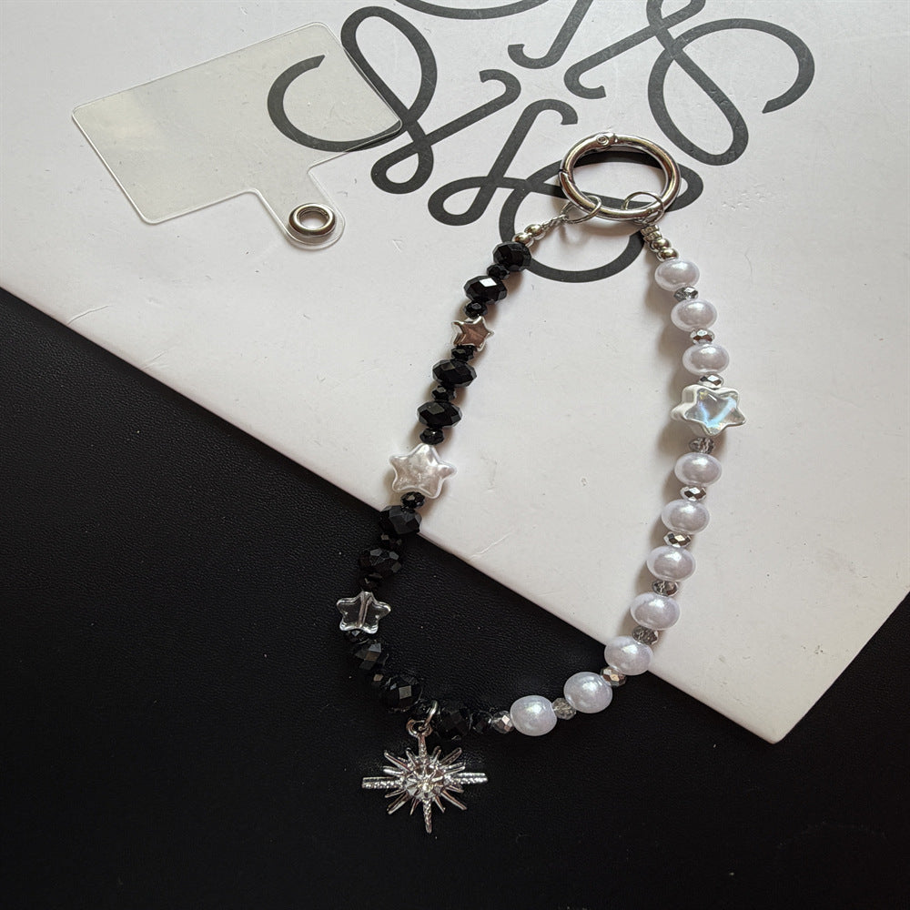 Eleganter Perlen-Charm-Schlüsselanhänger-Halter Brehn