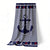 Strandtuch mit maritimem Ankerdesign Brehn