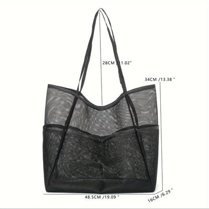 Stylische Netz-Strandtasche Brehn