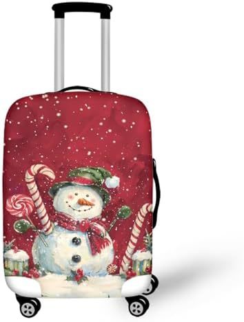 Unisex nan elastische Kofferhülle mit Pferde- und Sonnenblumenmotiv, dehnbarer Stretchschutz für Hartschalen-Trolley mit Reißverschluss Brehn