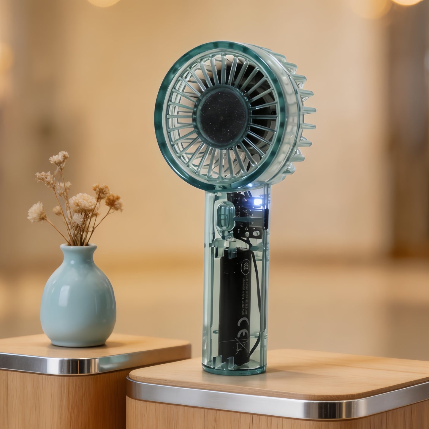 Damen Tragbarer USB Handventilator mit leistungsstarker Akkutechnologie Brehn