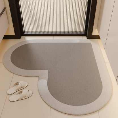 Herzförmige rutschfeste Küchenmatte Brehn