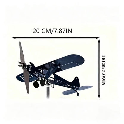 Dekorativer Flugzeug-Gartenstecker Brehn