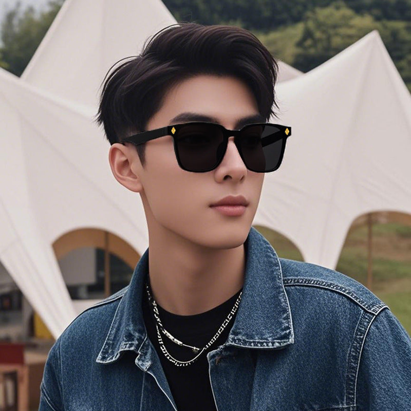 Moderne quadratische Sonnenbrille für Männer Brehn