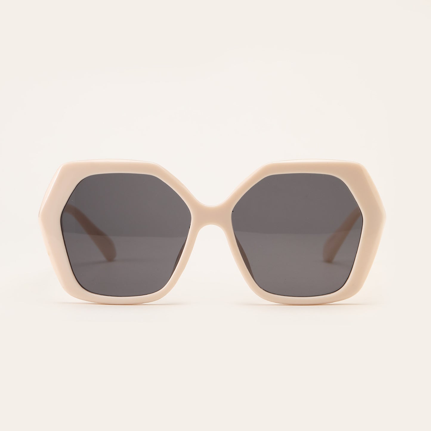 Damen geometrische Sonnenbrille mit auffälligem Design Brehn