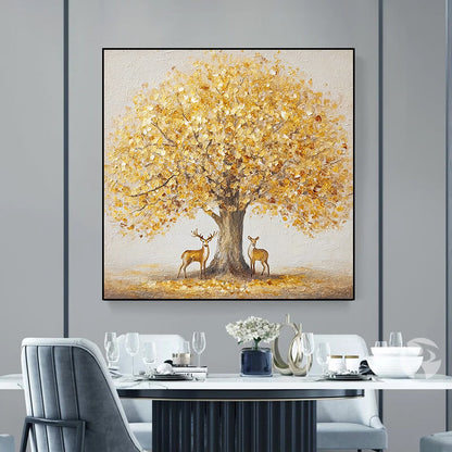 Herbst-Themen-Leinwand-Wandkunst