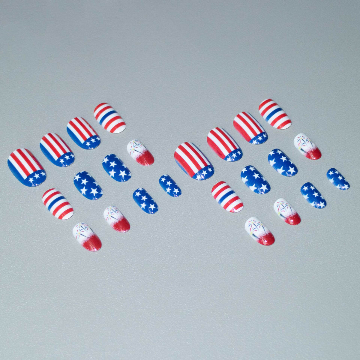 Patriotische Nail Art