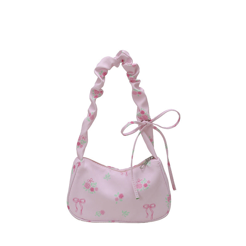 Florale bestickte Handtasche